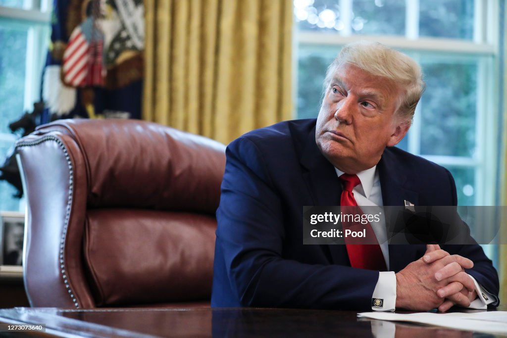 President Trump Commemorates Repatriation Of Native American Remains And Artifacts From Finland