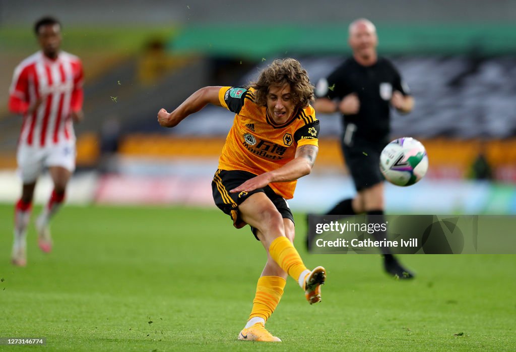 Wolverhampton Wanderers v Stoke City - Carabao Cup Second Round