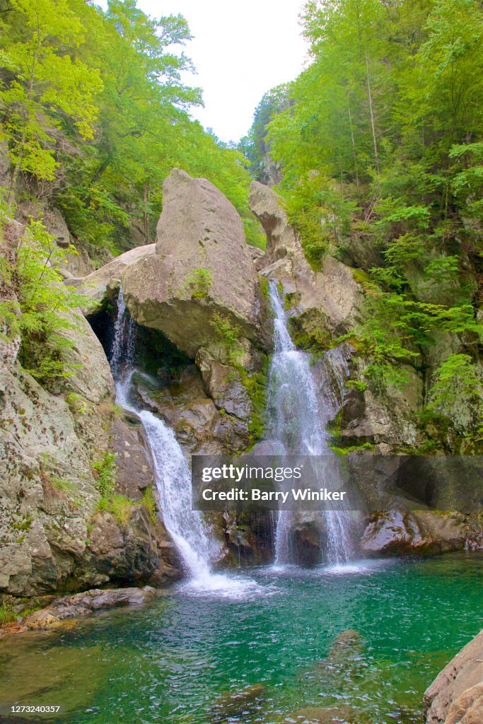 Waterfall at Bash Bish Falls State Park, Mount Washington, Massachusetts