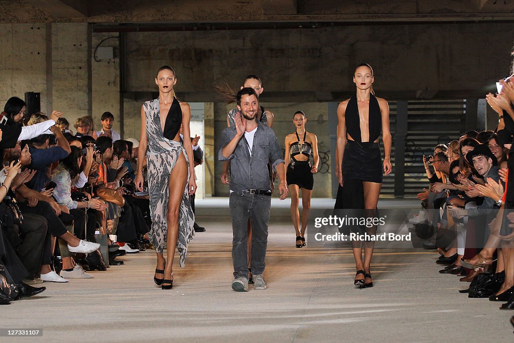 Anthony Vaccarello: Runway - Paris Fashion Week Spring / Summer 2012