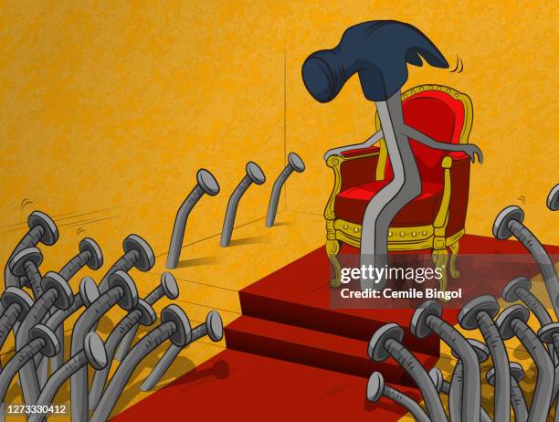 dictator - throne vector stock illustrations