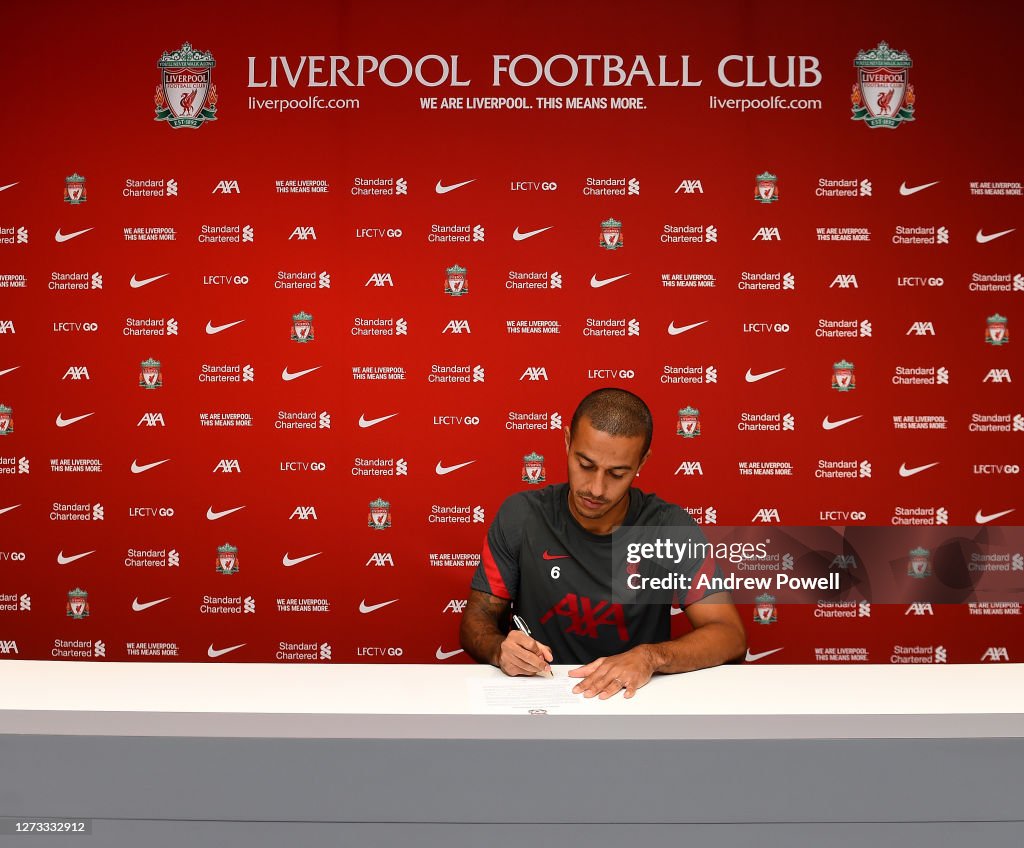 Liverpool Unveil New Signing Thiago Alcantara