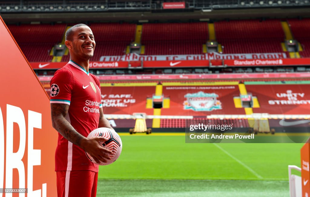 Liverpool Unveil New Signing Thiago Alcantara