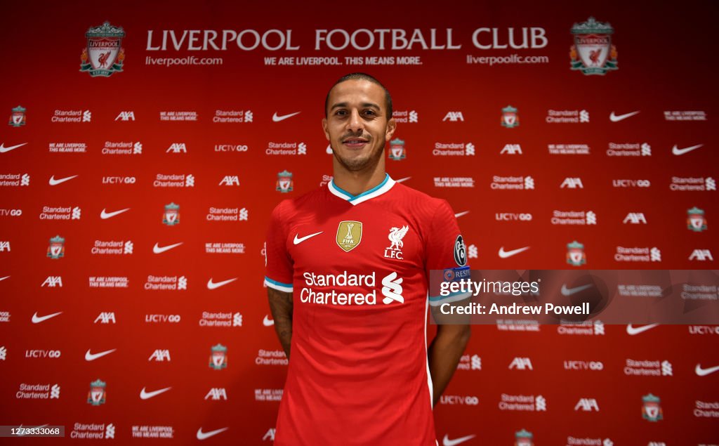 Liverpool Unveil New Signing Thiago Alcantara