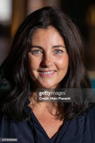 Actress Cristiana Reali attends the Debate About Women's Position In The Media At Festival Fiction De La Rochelle At Folies Bergeres on September 18,...