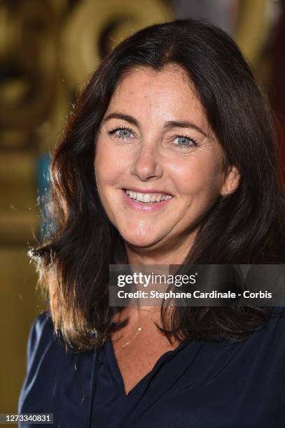 Cristiana Reali attends the Debate About Women's Position In The Media At Festival Fiction De La Rochelle At Folies Bergeres on September 18, 2020 in...