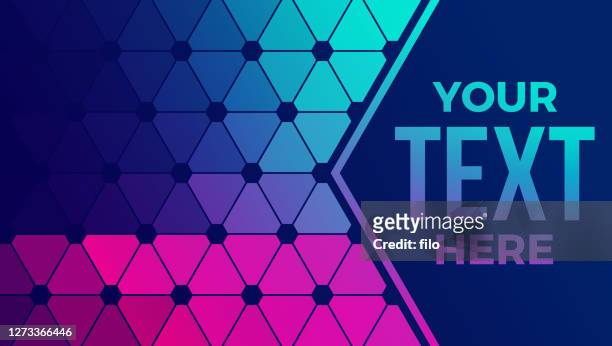 prism abstract slide template - magenta stock illustrations