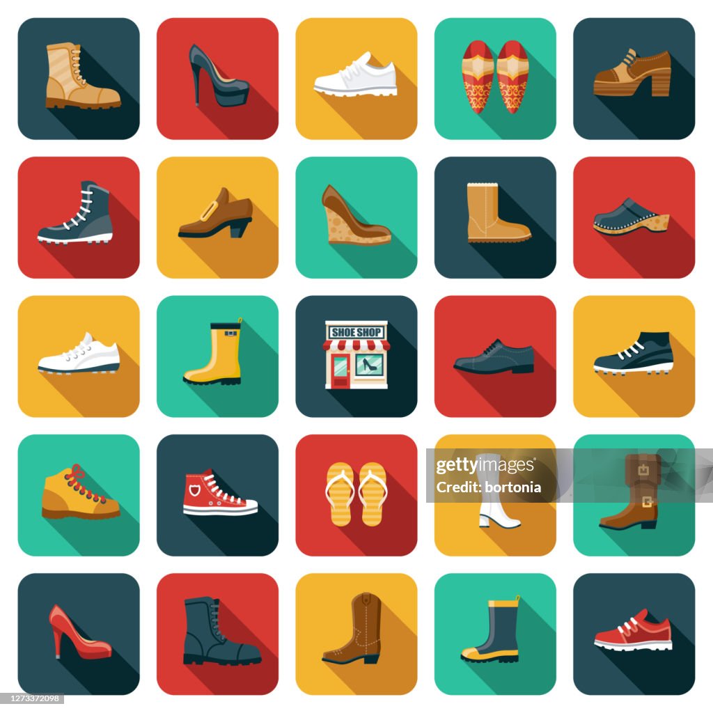 Shoe Shop Icon Set