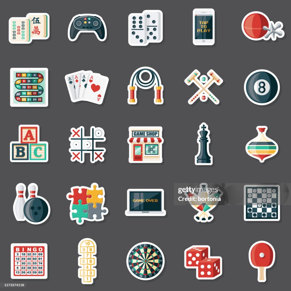Sticker Store Game Game Shop Sticker Set High-Res Vector Graphic - Getty Images