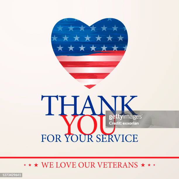 stockillustraties, clipart, cartoons en iconen met love onze veteranen - veterans day