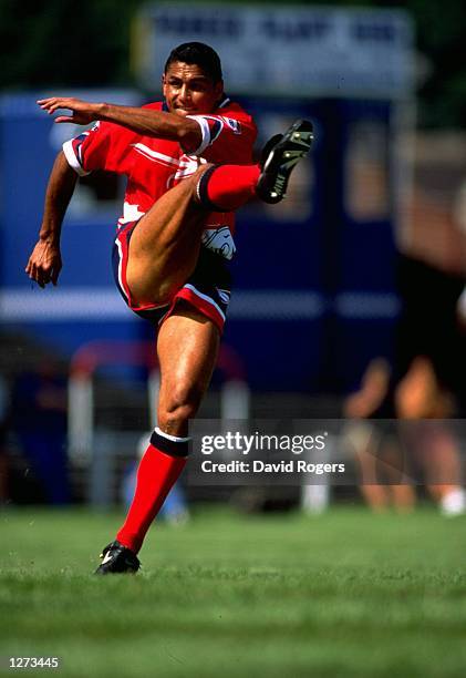 Frano Botica Rugby Frano Botica of Llanelli in action during a Welsh National League ...