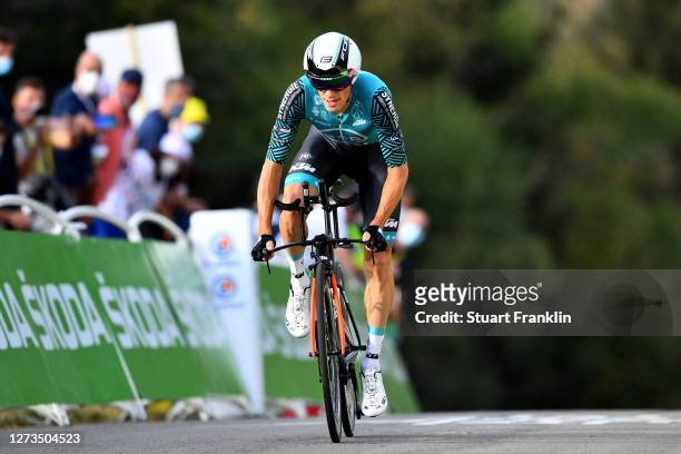 Pierre Rolland of France and Team B&B Hotels - Vital Concept / during the 107th Tour de France 2020, Stage 20 a 36,2km Individual Time Trial stage...