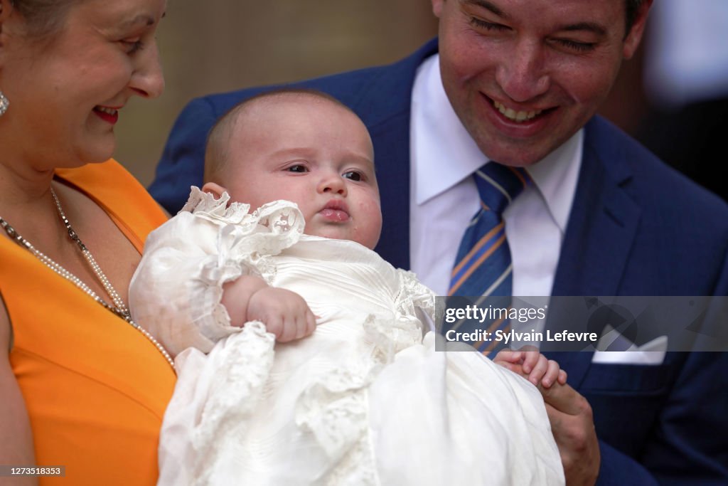 Baptism Of Prince Charles Of Luxembourg At L'Abbaye St Maurice De Clervaux