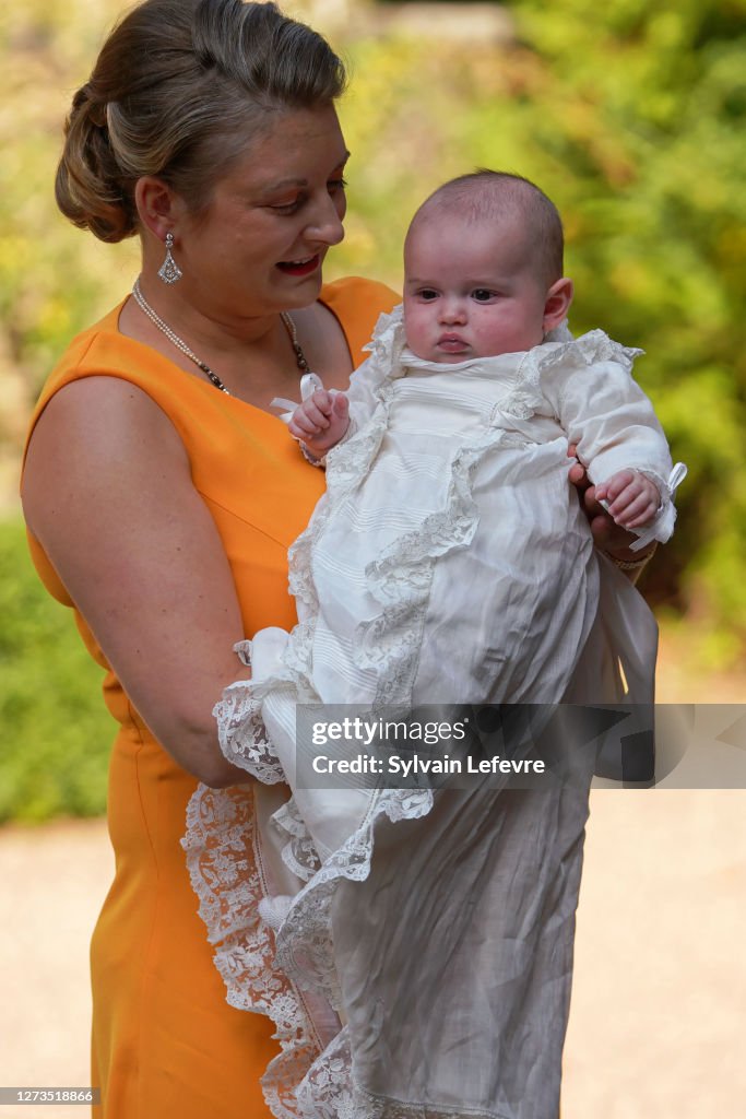 Baptism Of Prince Charles Of Luxembourg At L'Abbaye St Maurice De Clervaux