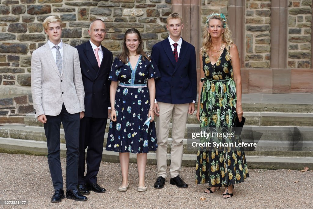 Baptism Of Prince Charles Of Luxembourg At L'Abbaye St Maurice De Clervaux