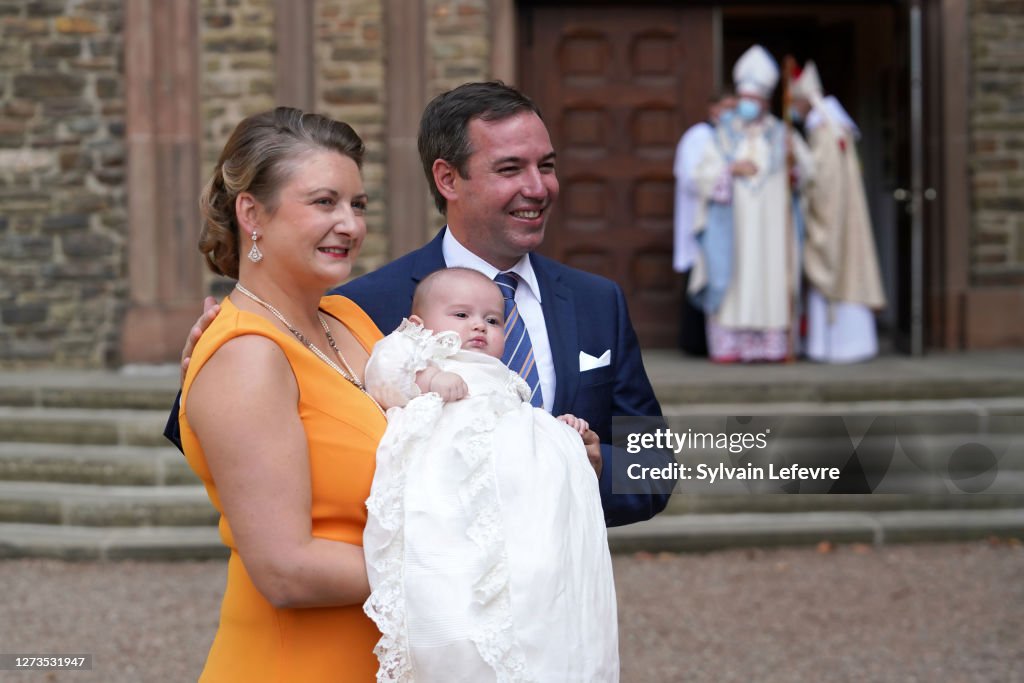 Baptism Of Prince Charles Of Luxembourg At L'Abbaye St Maurice De Clervaux