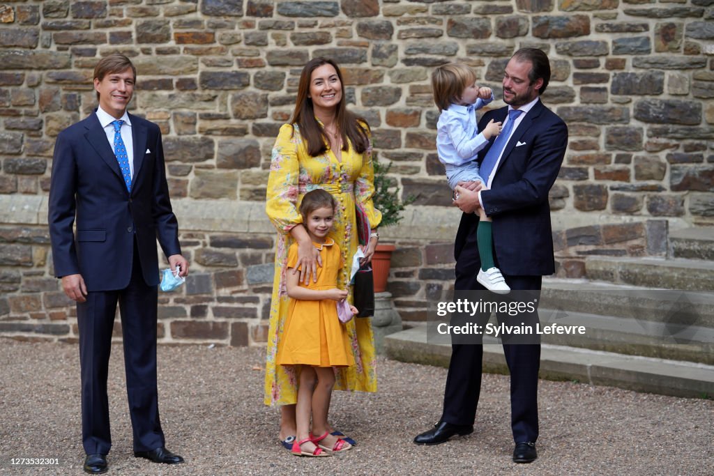 Baptism Of Prince Charles Of Luxembourg At L'Abbaye St Maurice De Clervaux