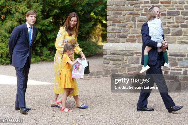 Prince Louis of Luxembourg , Prince Felix of Luxembourg, Princess Claire of Luxembourg, Princess Amalia of Luxembourg and Prince Liam of Luxembourg...