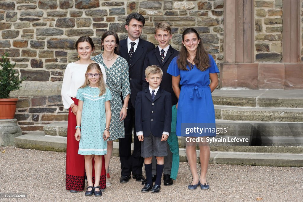 Baptism Of Prince Charles Of Luxembourg At L'Abbaye St Maurice De Clervaux