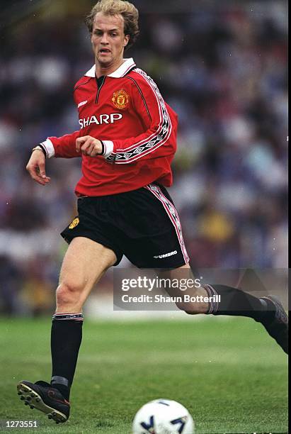 Jordi Cruyff of Manchester United in action during a pre-season Friendly match against Birmingham City at St Andrews in Birmingham, England....