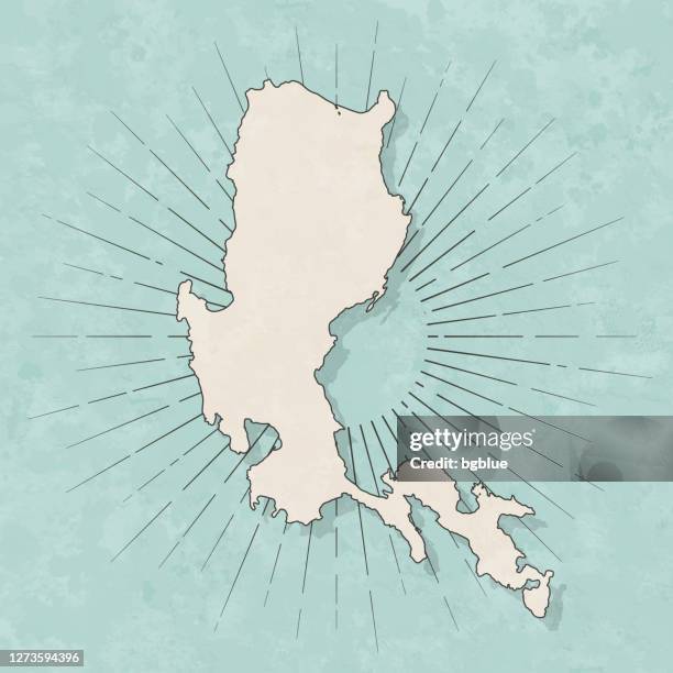 luzon map in retro vintage style - old textured paper - manila paper texture stock illustrations