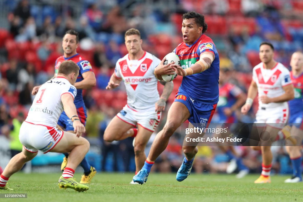 NRL Rd 19 - Knights v Dragons