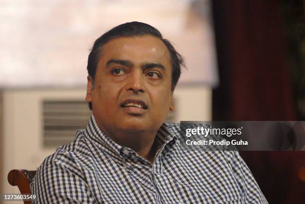 Mukesh Ambani attends the Nana Chudasama's Book launch 'History on Banner' on June 17, 2010 in Mumbai, India.