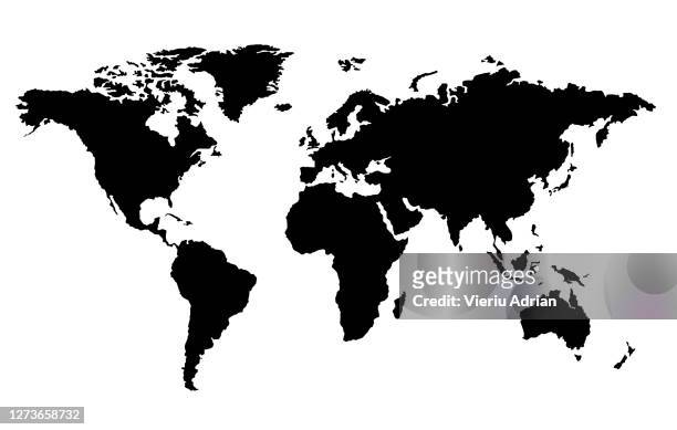 continents world map background - world map stock-fotos und bilder