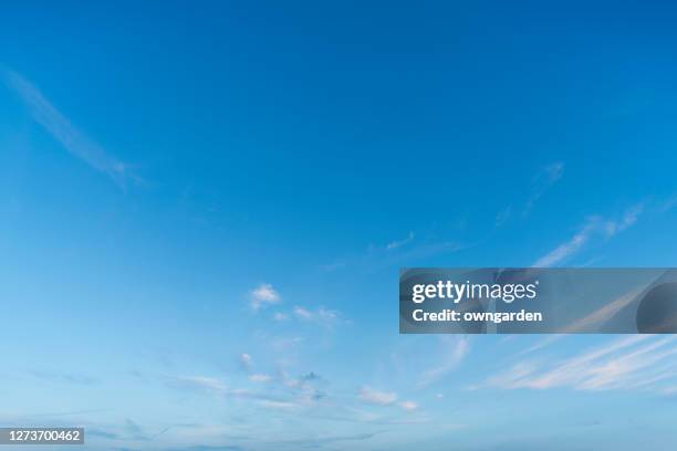 landscape of the clear sky - heldere lucht stockfoto's en -beelden