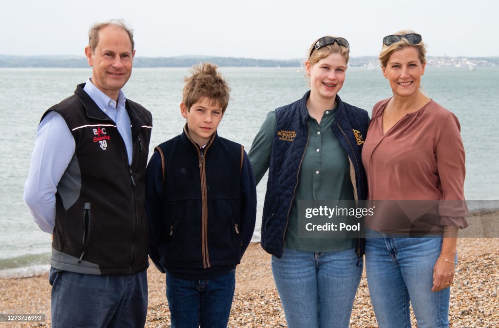 The Earl And Countess Of Wessex Take Part In A Great British Beach Clean