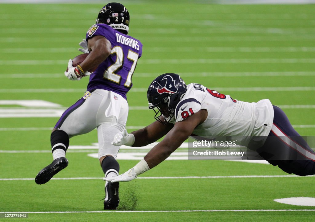 Baltimore Ravens v Houston Texans