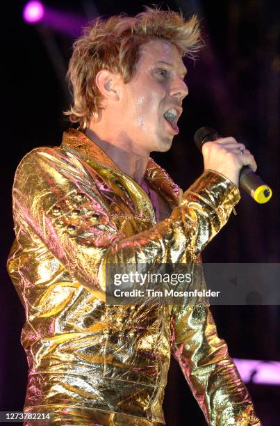 Jake Shears of Scissor Sisters performs during Coachella 2006 at the Empire Polo Fields on April 30, 2006 in Indio, California.