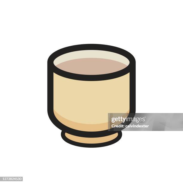 coffee cup design - waking up refreshed stock illustrations