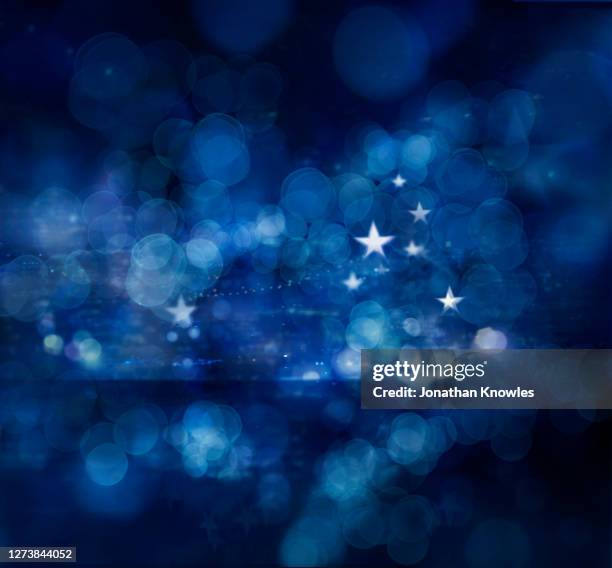 blue star pattern - festive background stock pictures, royalty-free photos & images