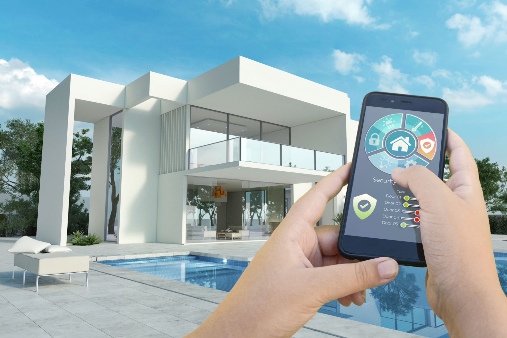 smart swimming pool
