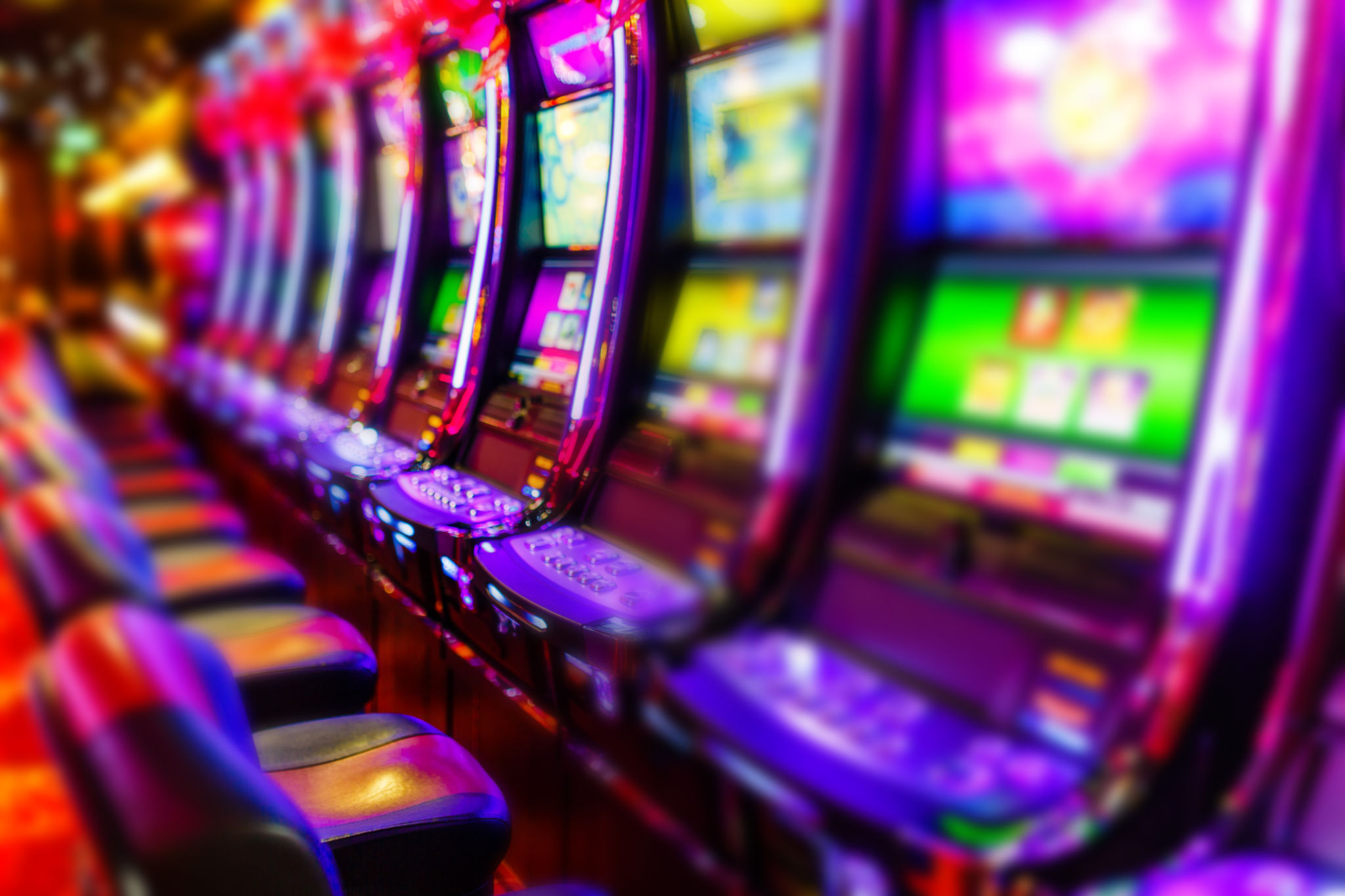 Slot machines in casino Slot machines in casino