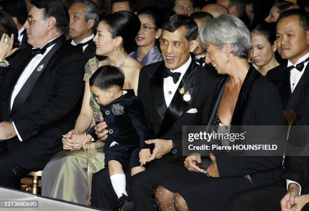 Crown Prince Maha Vajiralongkorn and family ,Mr Alain Hivelin