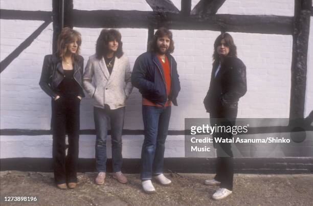 Original Ozzy Osbourne band photo session, at Ridge Farm Studio, Surrey, United Kingdom, during the making of the 'Diary Of A Madman' album, March...