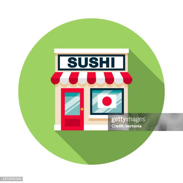 sushi restaurant icon - sushi plate stock illustrations