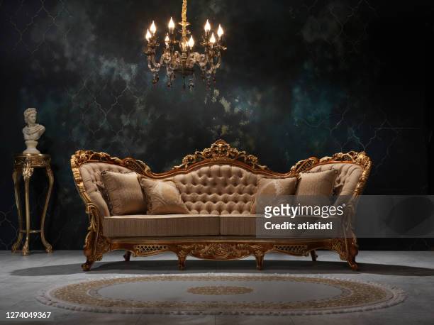classic furniture - sofa stock pictures, royalty-free photos & images