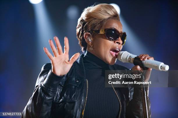 Singer Mary J. Blige poses for a portrait in Los Angeles, California.