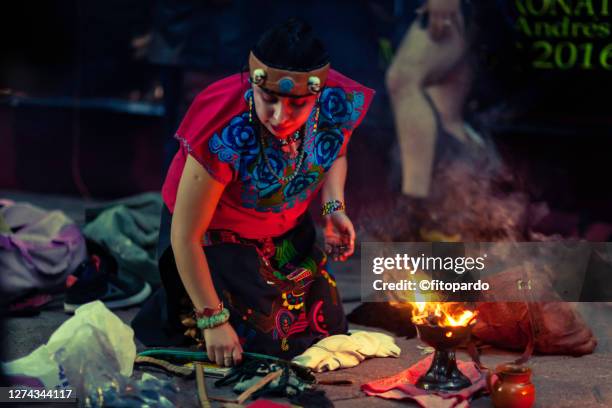 Mixquic Aztec 197 Aztec Ritual Dance Stock Photos, High-Res Pictures, and Images ...
