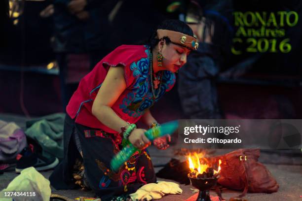 Aztec Ritual Impersonators 197 Aztec Ritual Dance Stock Photos, High-Res Pictures, and Images ...