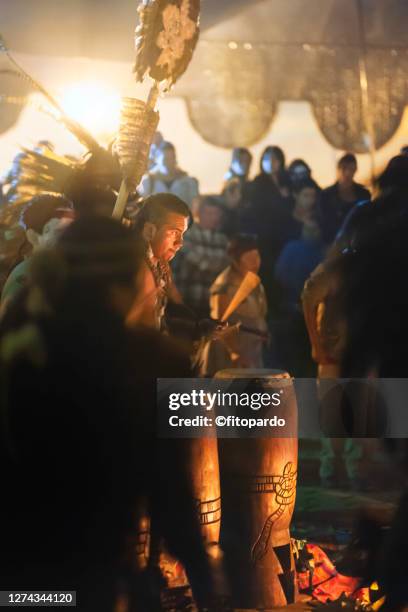 Mixquic Aztec 197 Aztec Ritual Dance Stock Photos, High-Res Pictures, and Images ...