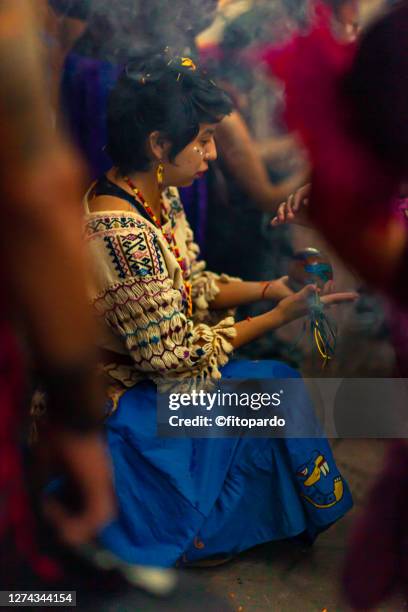 Mixquic Aztec 197 Aztec Ritual Dance Stock Photos, High-Res Pictures, and Images ...