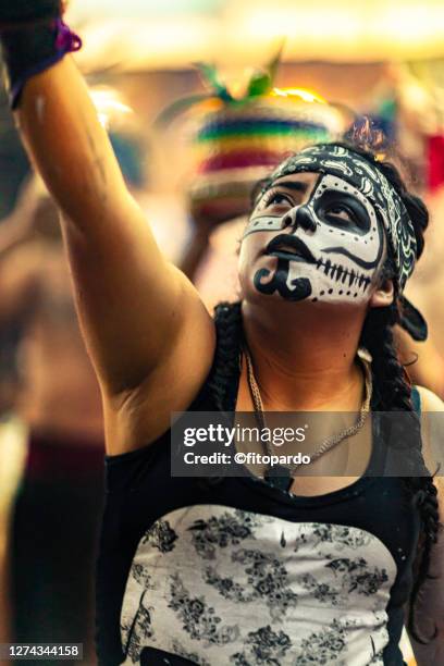 Mixquic Aztec 197 Aztec Ritual Dance Stock Photos, High-Res Pictures, and Images ...