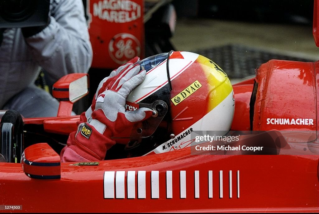 Michael Schumacher of Germany and Ferrari