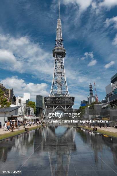 city tower in nagoya city of japan - nagoya bildbanksfoton och bilder