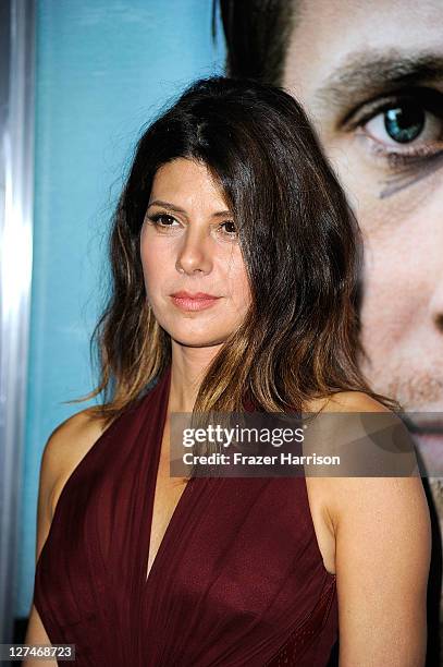 Actress Marisa Tomei attends the Premiere of Columbia Pictures' 'The Ides Of March' held at the Academy of Motion Picture Arts and Sciences' Samuel...