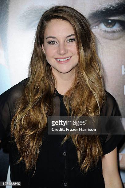 Actress Shailene Woodley attends the Premiere of Columbia Pictures' 'The Ides Of March' held at the Academy of Motion Picture Arts and Sciences'...